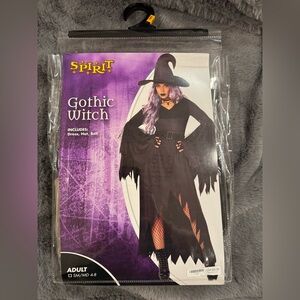 Spirit Gothic Witch Adult Costume - Black